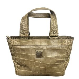 Dooney & Bourke Tan Tote Bag with Structured Design